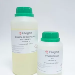 Bezpieczna płatność KLINGON ŻYWICA EPOKSYDOWA 0.5KG + UTWARDZACZ 0.06KG