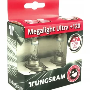 TUNGSRAM H7 55W MEGALIGHT ULTRA +120% ZESTAW Nowość