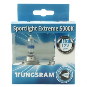 Autentyczny TUNGSRAM H7 5000K SPORTLIGHT EXTREME BIAŁE 2SZT