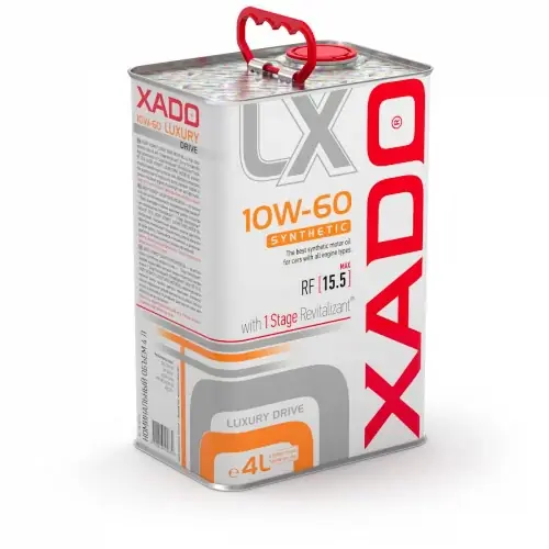 XADO LUXURY 10W60 DRIVE 4L + 1STAGE REVITALIZANT Zwrot pieniędzy