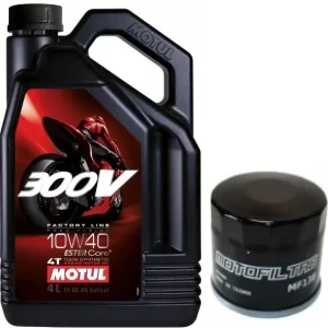 Szybka dostawa MOTUL 300V 4T 10W40 4L + FILTR