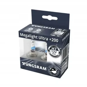 TUNGSRAM ŻARÓWKI H7 MEGALIGHT ULTRA +200% 2SZT Oferta limitowana