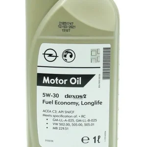 Autentyczny GENERAL MOTORS 5W30 DEXOS21L