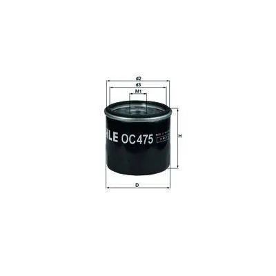 Tani KNECHT FILTR OLEJU OC 475