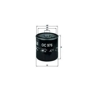 KNECHT FILTR OLEJU OC 976 Ekspresowa dostawa