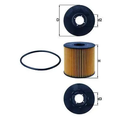 KNECHT FILTR OLEJU OX 210D Darmowa dostawa