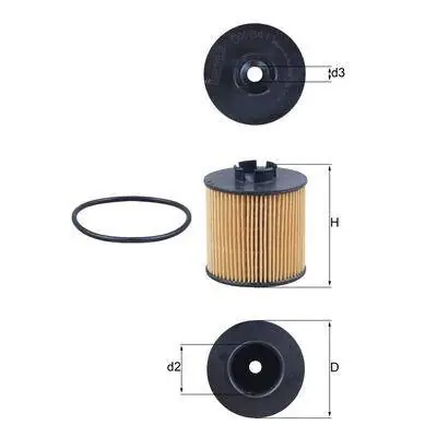 OX341D FILTR OLEJU Popularny