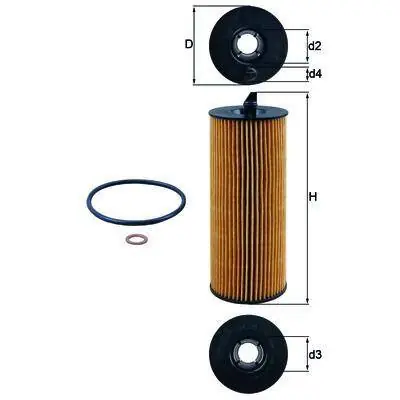 Premium KNECHT FILTR OLEJU OX361/4D