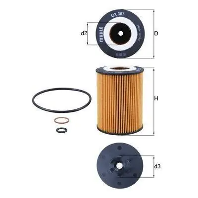 Oferta KNECHT FILTR OLEJU OX367D