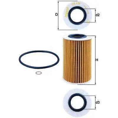 KNECHT FILTR OLEJU OX436D Premium