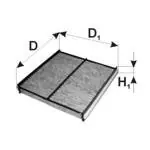 PZL-SĘDZISZÓW FILTR KABINOWY WA61435 Premium