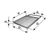 PZL-SĘDZISZÓW FILTR POWIETRZA WA50299 Oferta limitowana