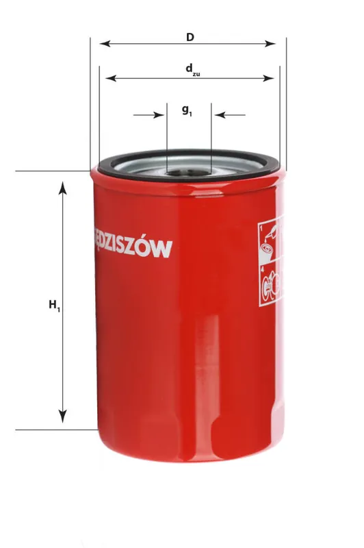 Promocja PZL-SĘDZISZÓW FILTR OLEJU PP282