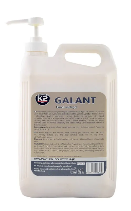 K2 GALANT PASTA DO MYCIA RĄK 5L Autentyczny