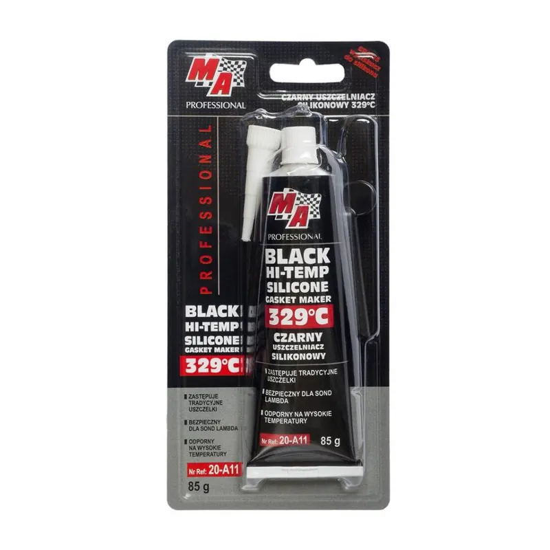 MOJE AUTO SILIKON CZARNY 329C 85G Darmowa dostawa