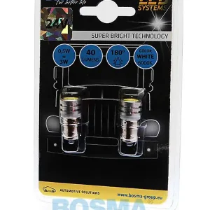 Oferta limitowana ŻARÓWKA 24V 1XLED SMD7080 BA9S BIAŁA 6000K BOSMA 3161
