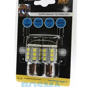 ŻARÓWKA 24V SMD 24XSMD BAY15D WHITE 2 SZT. 3253 Oryginalny