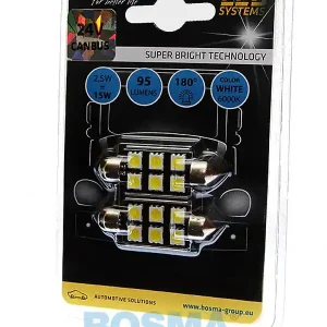 ŻARÓWKA 24V 6XLED SMD5050 SV8,5 15X41MM 2 SZT. Oferta limitowana