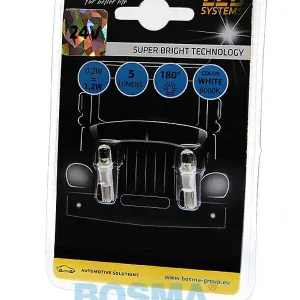 Zamów teraz ŻARÓWKA 24V 1XLED 1XSTANDARD T05 BIAŁA 6000K 2 SZT.