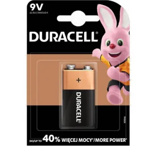 BATERIA DURACELL 9V MN1604 6LR61 1 SZT. Szybka dostawa