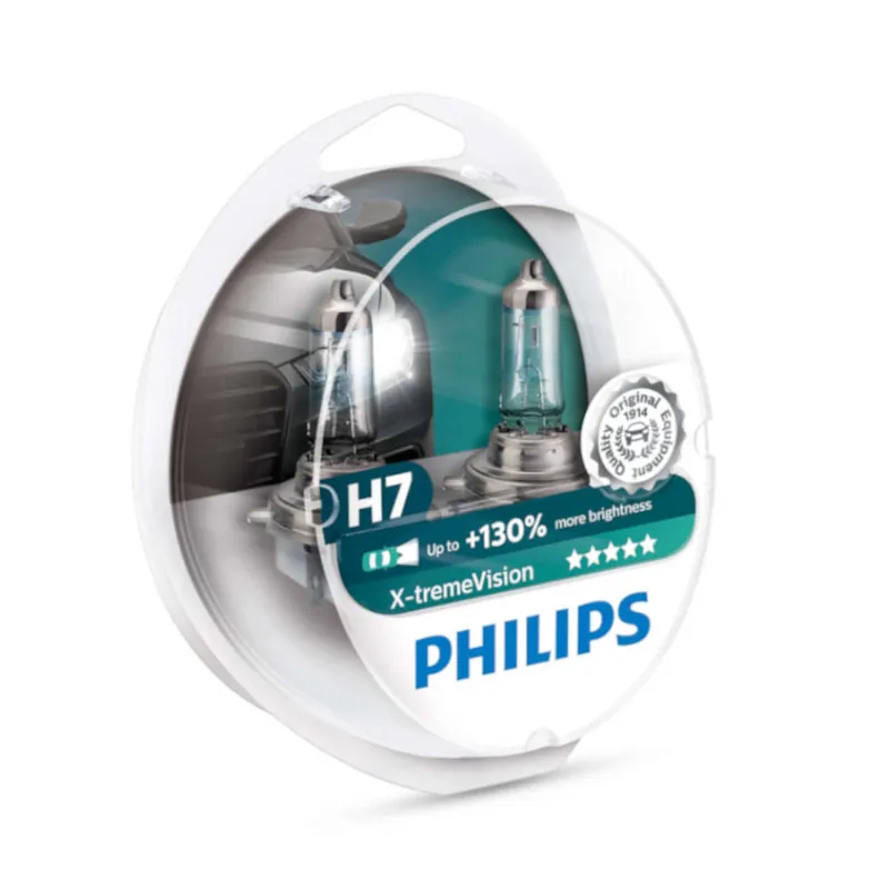 ŻARÓWKA H7 12V 55WX-TREME VISION PX26D +130% 2 SZT. PHILIPS Tani