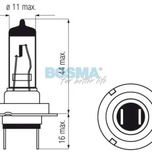 ŻARÓWKA 24V 70W H7 PX26d LONG LIFE HEAVY DUTY BOSMA Najlepsza cena