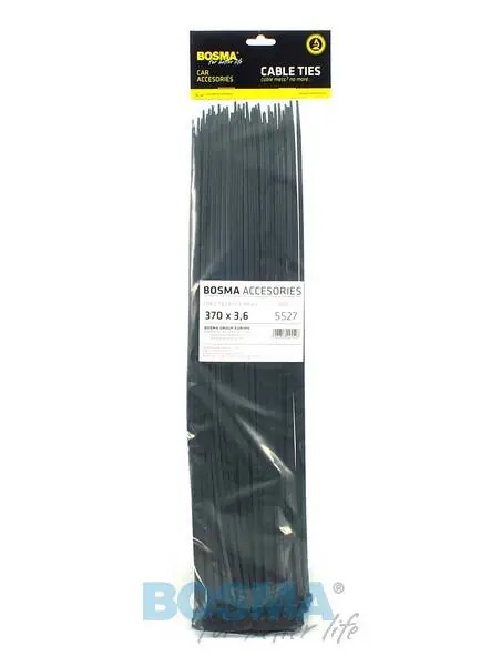 Kup teraz OPASKA KABLOWA 370X3.6 CZARNA 100 SZT.