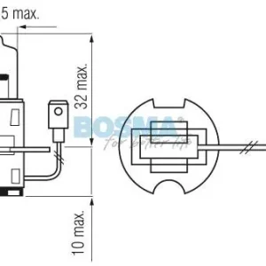 ŻARÓWKA 12V 55W H3 PK22S LONG LIFE HEAVY DUTY BOSMA 6715 Tani