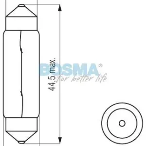 Oferta ŻARÓWKA 12V 5W SV8,5 11X44MM BOSMA 1727