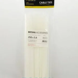 OPASKA KABLOWA 250X3.6 BIAŁA 100 SZT. Wyprzedaż