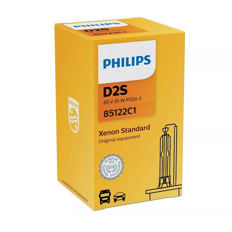 ŻARÓWKA KSENONOWA XENON VISION D2S 35W P32D-2 PHILIPS Oryginalny