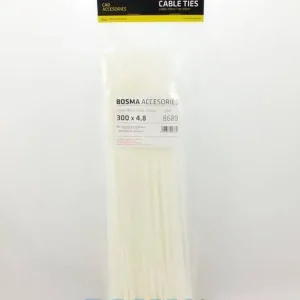 OPASKA KABLOWA 300X4.8 BIAŁA 100 SZT. Autentyczny