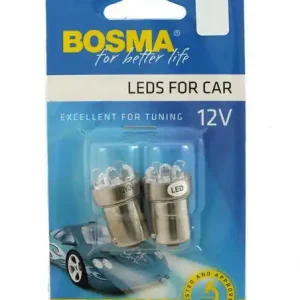 Popularny ŻARÓWKA 12V 5XLED STANDARD BA15S BIAŁA 6000K 2 SZT. BOSMA