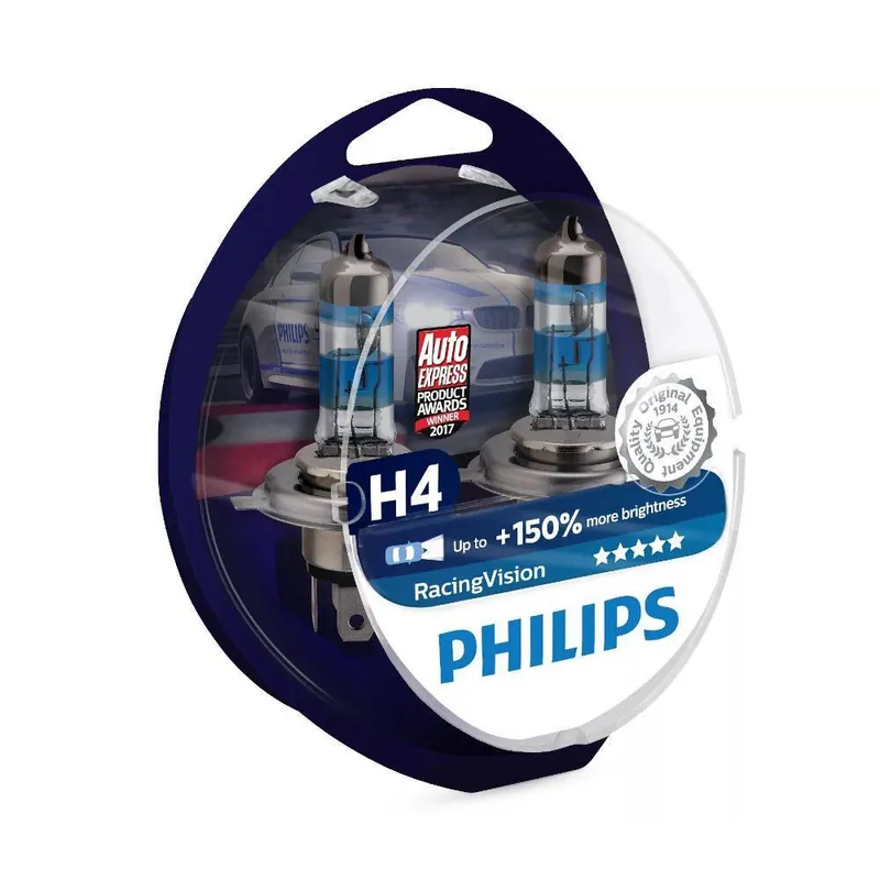 ŻARÓWKA H4 12V RACING VISION 60/55W P43T +150% 2 SZT. PHILIPS Oferta