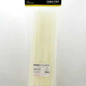 OPASKA KABLOWA 370X7.6 BIAŁA 100 SZT. Ostatnia szansa