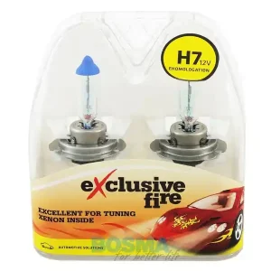 Rabat ŻARÓWKI EXCLUSIVE FIRE 12V 55W H7 PX26D BOSMA 8443