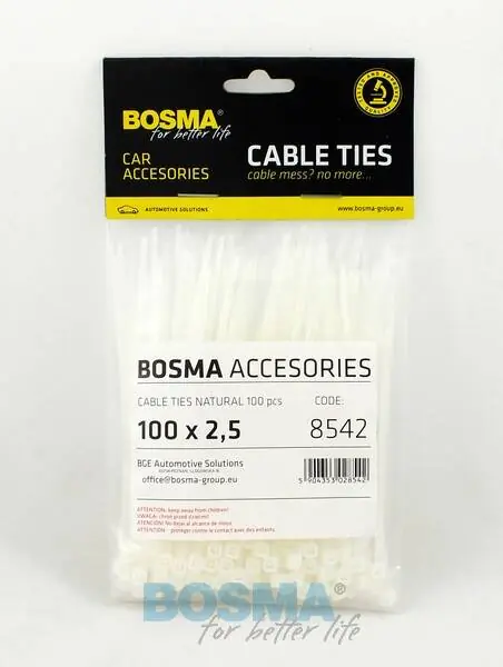 Zwrot pieniędzy OPASKA KABLOWA 100X2.5 BIAŁA 100 SZT.