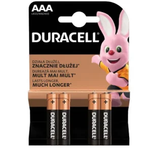 Zamów teraz BATERIA DURACELL LR3/AAA 4 SZT.