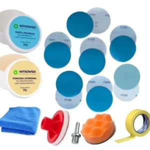 DUŻY ZESTAW DO POLEROWANIA REGENERACJI REFLEKTORÓW Ostatnia szansa