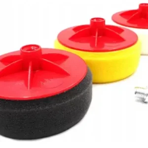 ZESTAW 3 GĄBEK POLERSKICH PADY NA WIERTARKĘ M14 Ostatnia szansa