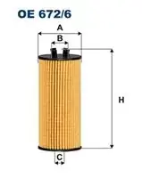 FILTRON OE 672/6 FILTR OLEJU Oferta limitowana