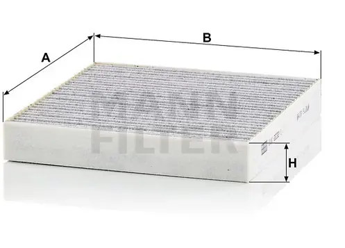Wysoka jakość MANN CUK 2232/1 FILTR KABINOWY Z WĘGLEM