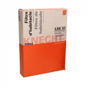 Autentyczny KNECHT LAK87 FILTR KABINOWY Z WĘGLEM