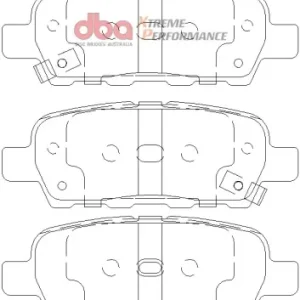 DB1509XP DBA Xtreme Performance Klocki hamulcowe samochodowe (kpl.) Autentyczny