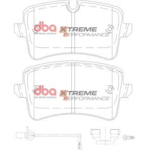 Zwrot pieniędzy DB15101XP DBA Xtreme Performance Klocki hamulcowe samochodowe (kpl.)