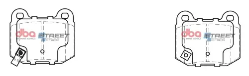 DB1521SS DBA Street Series Klocki hamulcowe samochodowe (kpl.) Ostatnia szansa