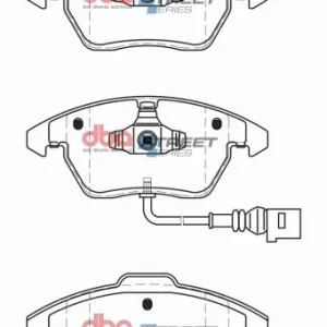 DB1849SS DBA Street Performance Klocki hamulcowe samochodowe (kpl.) Ostatnia szansa