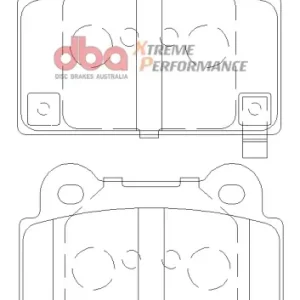 Szybka dostawa DB2215XP DBA Xtreme Performance Klocki hamulcowe samochodowe (kpl.)