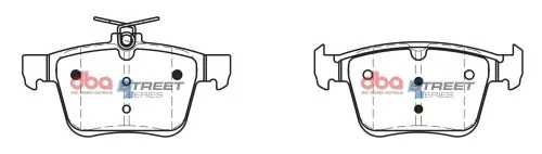 DB2384SS DBA Street Performance Klocki hamulcowe samochodowe (kpl.) Zwrot pieniędzy