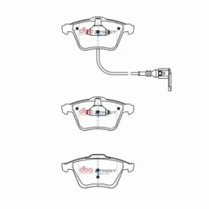 DB2402SS DBA Street Performance Klocki hamulcowe samochodowe (kpl.) Oryginalny